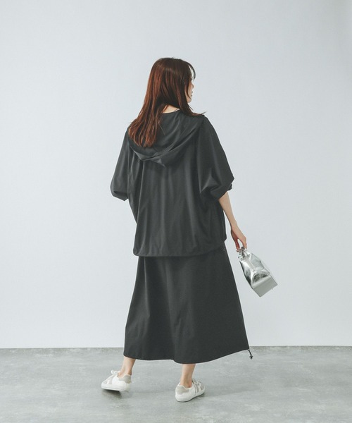 GLOBAL WORK（グローバルワーク）の「遮熱撥水パーカー/495704（マウンテンパーカー・レディース・ブラック/ブラウン/ベージュ・LARGE/MEDIUM）」の8枚目の写真