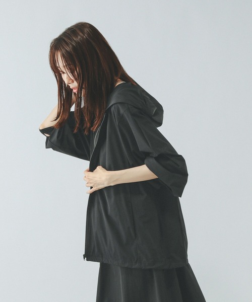 GLOBAL WORK（グローバルワーク）の「遮熱撥水パーカー/495704（マウンテンパーカー・レディース・ブラック/ブラウン/ベージュ・LARGE/MEDIUM）」の11枚目の写真