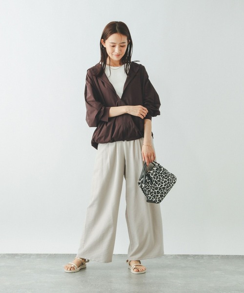 GLOBAL WORK（グローバルワーク）の「遮熱撥水パーカー/495704（マウンテンパーカー・レディース・ブラック/ブラウン/ベージュ・LARGE/MEDIUM）」の12枚目の写真