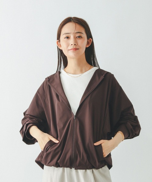 GLOBAL WORK（グローバルワーク）の「遮熱撥水パーカー/495704（マウンテンパーカー・レディース・ブラック/ブラウン/ベージュ・LARGE/MEDIUM）」の15枚目の写真