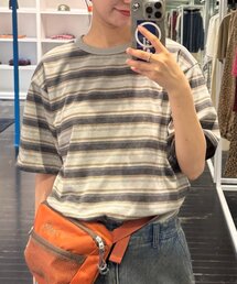 CIAOPANIC TYPY | 【UNISEX】ヴィンテージライクマルチボーダーTEE(Tシャツ/カットソー)