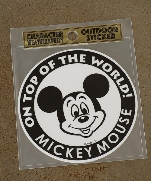 Disney（ディズニー）の「ミッキーマウス フェイスステッカー（ステッカー/テープ・メンズ・ホワイト・FREE）」の4枚目の写真