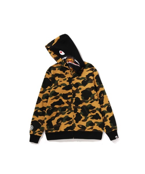 APE シャークパーカー M 1 A BATHING APE（アベイシングエイプ） パーカー 1ST CAMO SHARK FULL