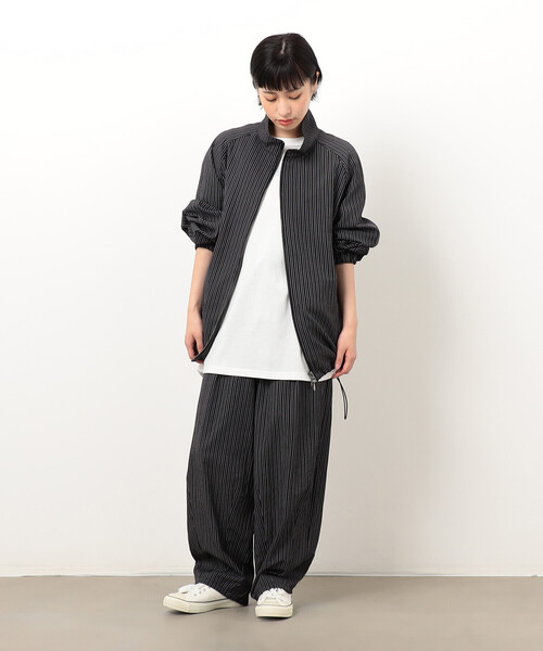 Purple&Yellow（パープルアンドイエロー）の「サッカーストライプブルゾン（ブルゾン・メンズ・ブラック・SMALL/MEDIUM/LARGE）」の11枚目の写真