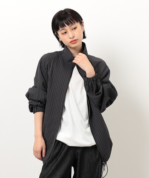 Purple&Yellow（パープルアンドイエロー）の「サッカーストライプブルゾン（ブルゾン・メンズ・ブラック・SMALL/MEDIUM/LARGE）」の13枚目の写真