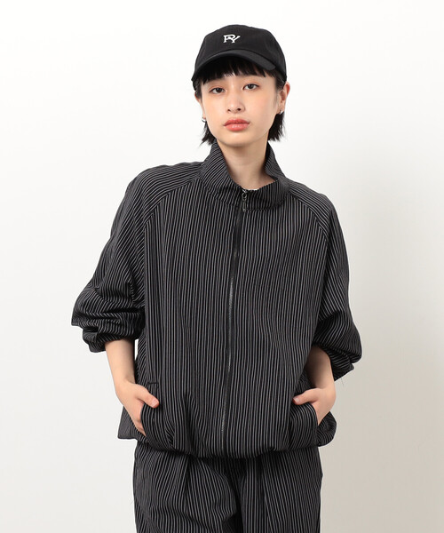 Purple&Yellow（パープルアンドイエロー）の「サッカーストライプブルゾン（ブルゾン・メンズ・ブラック・SMALL/MEDIUM/LARGE）」の16枚目の写真