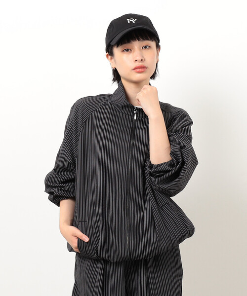 Purple&Yellow（パープルアンドイエロー）の「サッカーストライプブルゾン（ブルゾン・メンズ・ブラック・SMALL/MEDIUM/LARGE）」の17枚目の写真