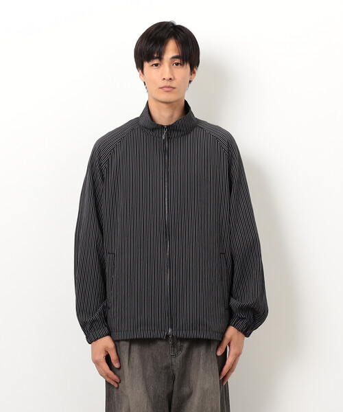 Purple&Yellow（パープルアンドイエロー）の「サッカーストライプブルゾン（ブルゾン・メンズ・ブラック・SMALL/MEDIUM/LARGE）」の18枚目の写真