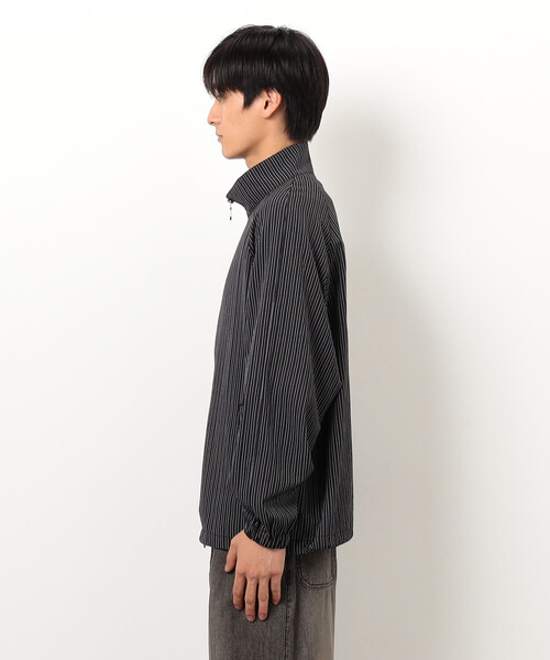 Purple&Yellow（パープルアンドイエロー）の「サッカーストライプブルゾン（ブルゾン・メンズ・ブラック・SMALL/MEDIUM/LARGE）」の19枚目の写真