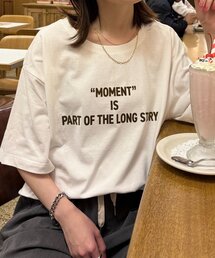 CIAOPANIC TYPY | フロッキーロゴプリント半袖オーバーTee(Tシャツ/カットソー)