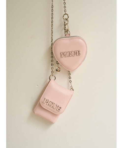 gelato pique（ジェラートピケ）の「ハートポーチチャーム（チャーム・レディース・イエロー/ブルー/シルバー/ピンク/パープル・F）」の11枚目の写真