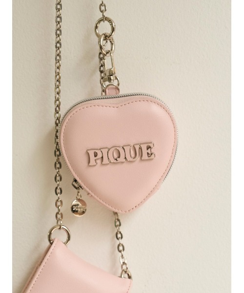 gelato pique（ジェラートピケ）の「ハートポーチチャーム（チャーム・レディース・イエロー/ブルー/シルバー/ピンク/パープル・F）」の9枚目の写真