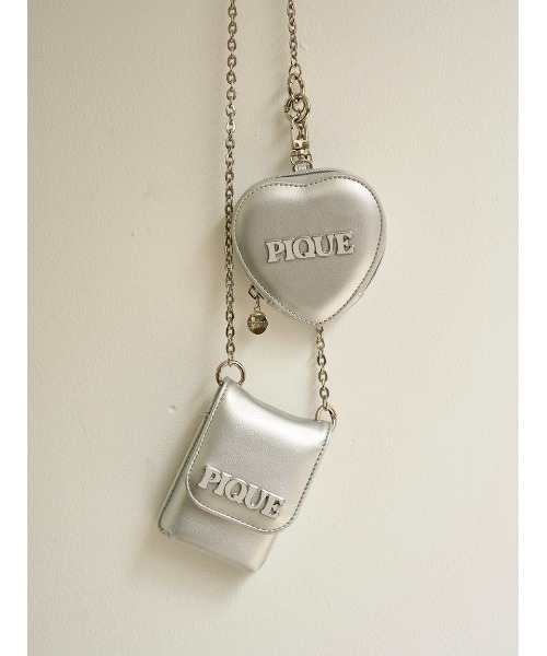 gelato pique（ジェラートピケ）の「ハートポーチチャーム（チャーム・レディース・イエロー/ブルー/シルバー/ピンク/パープル・F）」の13枚目の写真