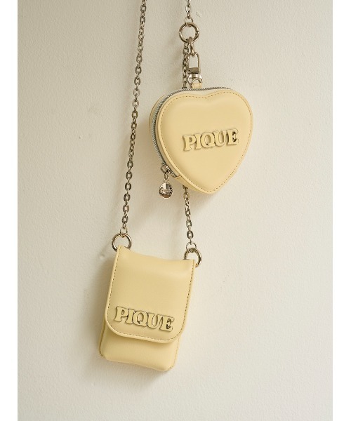 gelato pique（ジェラートピケ）の「ハートポーチチャーム（チャーム・レディース・イエロー/ブルー/シルバー/ピンク/パープル・F）」の14枚目の写真