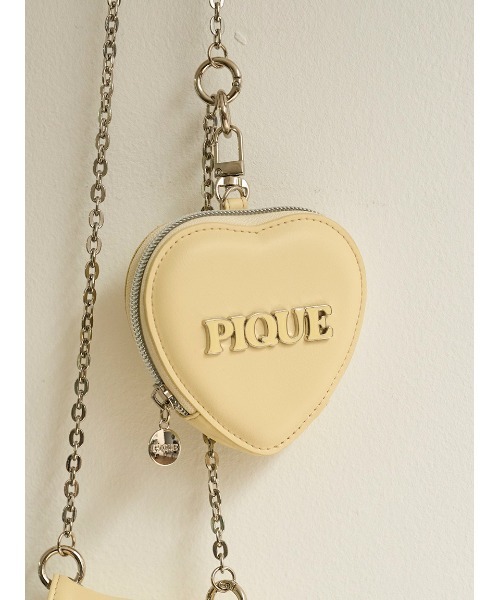 gelato pique（ジェラートピケ）の「ハートポーチチャーム（チャーム・レディース・イエロー/ブルー/シルバー/ピンク/パープル・F）」の19枚目の写真
