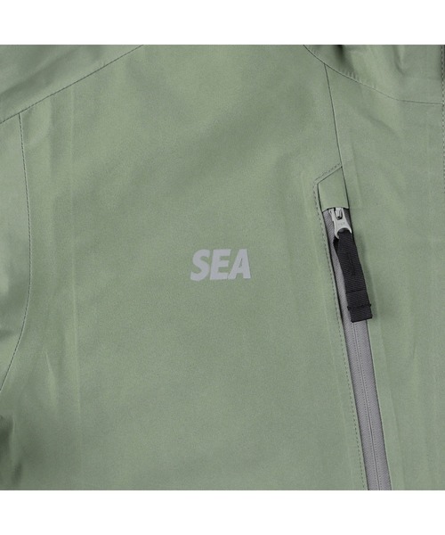 Snow Peak（スノーピーク）の「snow peak x WDS GORE-TEX(R) Rain Jacket（ナイロンジャケット・メンズ・ライトカーキ/ブラック・XL/L）」の14枚目の写真