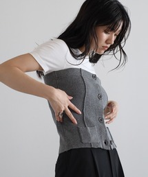 【min minさま専用 】ニットキャミグレー アメスリニットキャミ / GRACE CONTINENTAL | GRACE CONTINENTAL