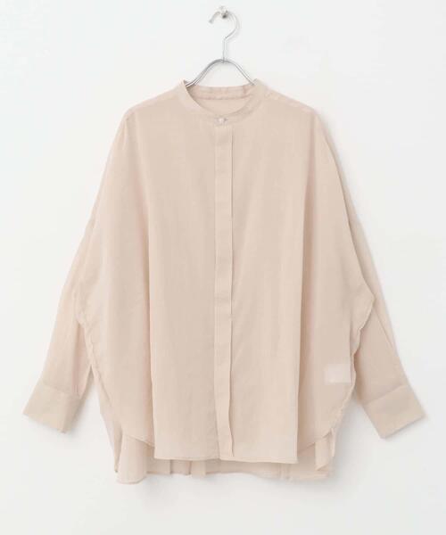 かぐれ(カグレ)の「バックタックワイドシャツ(シャツ/ブラウス・レディース・ピンク/ネイビー/グリーン系その他/グレー・FREE)」の17枚目の写真