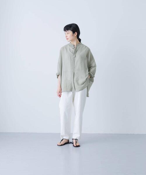 かぐれ(カグレ)の「バックタックワイドシャツ(シャツ/ブラウス・レディース・ピンク/ネイビー/グリーン系その他/グレー・FREE)」の20枚目の写真