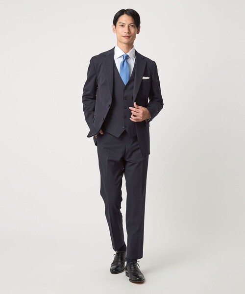 green label relaxing(グリーンレーベルリラクシング)の「A+ TWPU サージ スリム アジャスター セットアップパンツ -ウォッシャブル・ストレッチ-(スーツパンツ・メンズ・ブラック/ダークブラウン/ロイヤルブルー/ネイビー・L/XXL/S/XS/M/XL)」の5枚目の写真