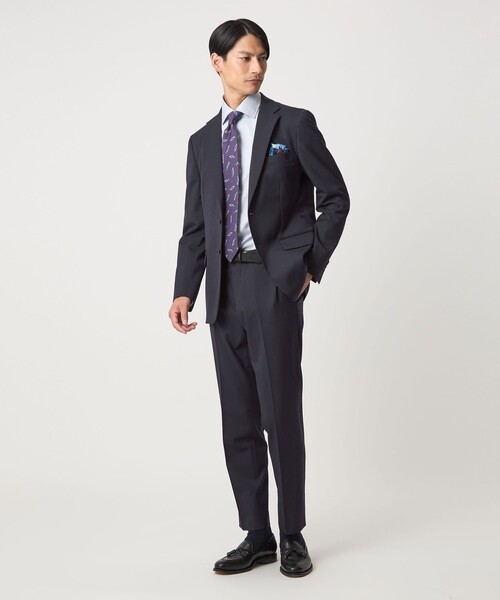 green label relaxing(グリーンレーベルリラクシング)の「A+ TWPU サージ スリム アジャスター セットアップパンツ -ウォッシャブル・ストレッチ-(スーツパンツ・メンズ・ブラック/ダークブラウン/ロイヤルブルー/ネイビー・L/XXL/S/XS/M/XL)」の6枚目の写真