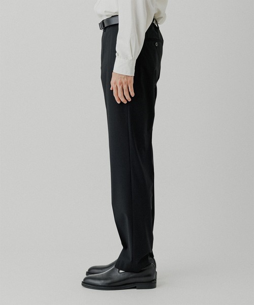 ADAM ET ROPE'（アダムエロペ）の「テーパード スラックス / セットアップ対応（スラックス・メンズ・ブラック/ダークブラウン/ブラウン系その他3・L/M/S）」の6枚目の写真