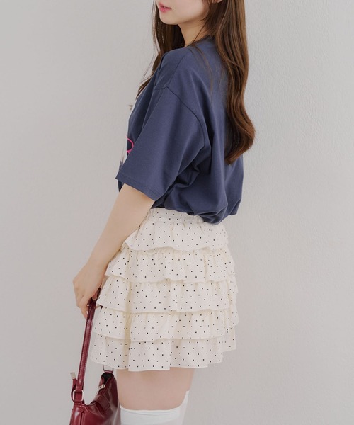 Another Branch olive des olive(アナザーブランチオリーブデオリーブ)の「犬メガネBigT(Tシャツ/カットソー・レディース・パープル/ネイビー/オフホワイト・FREE)」の16枚目の写真