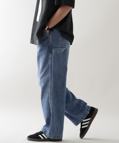 RAGEBLUE（レイジブルー）の「タックペインターダック/デニムパンツ（デニムパンツ・メンズ・ネイビー/グレー/ブルー/ブラック・SMALL/MEDIUM/LARGE）」の21枚目の写真