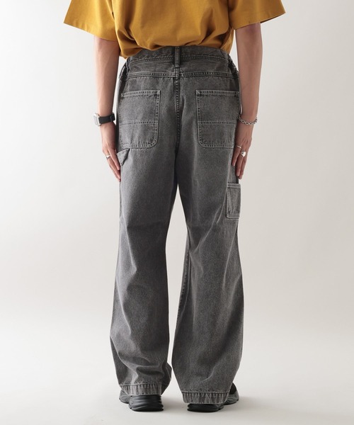 RAGEBLUE（レイジブルー）の「タックペインターダック/デニムパンツ（デニムパンツ・メンズ・ネイビー/グレー/ブルー/ブラック・SMALL/MEDIUM/LARGE）」の11枚目の写真