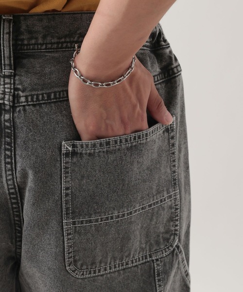 RAGEBLUE（レイジブルー）の「タックペインターダック/デニムパンツ（デニムパンツ・メンズ・ネイビー/グレー/ブルー/ブラック・SMALL/MEDIUM/LARGE）」の9枚目の写真