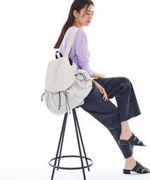 INDIVI（インディヴィ）の「【超軽量】ギャザーリングリュック（バックパック/リュック）」