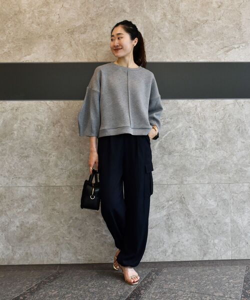 le.coeur blanc(ルクールブラン)の「TORRAZZO DONNAバルーン裾トップス(Tシャツ/カットソー・レディース・ベージュ/グレー・38)」の20枚目の写真
