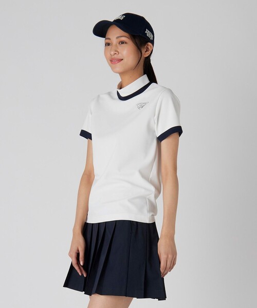 UNITED ARROWS GOLF ポロシャツ L ホワイト セール】メンズ ロゴ ポロシャツ（ポロシャツ）｜UNITED ARROWS