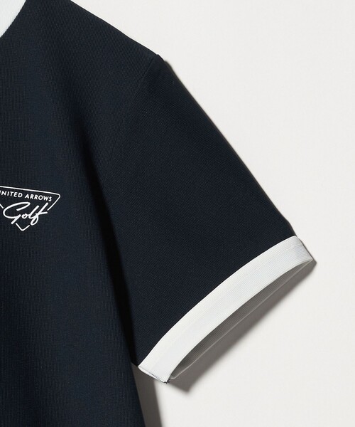 UNITED ARROWS GOLF モックネック　ポロシャツ UNITED ARROWS GOLF tシャツ メンズ ロゴ モックネック