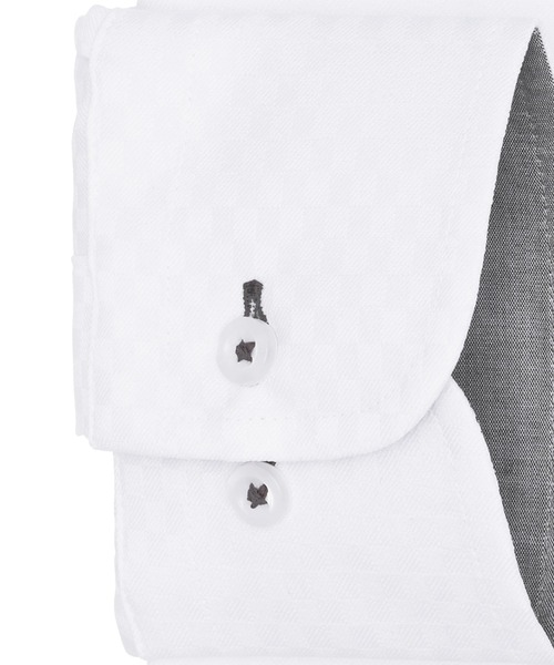 TOKYO SHIRTS(トウキョウシャツ)の「【吸水速乾】【COFREX】形態安定ノンアイロン ボタンダウン 長袖ビジネスワイシャツ(ビジネスシャツ・メンズ・ホワイト・首回り39cm-裄丈84cm/首回り39cm-裄丈80cm/首回り43cm-裄丈86cm/首回り43cm-裄丈82cm/首回り42cm-裄丈86cm/首回り42cm-裄丈82cm/首回り41cm-裄丈86cm/首回り41cm-裄丈82cm/首回り37cm-裄丈80cm)」の3枚目の写真