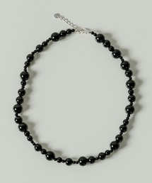 emesuelee | silver925 onyx necklace シルバー925 オニキス ネック(ネックレス)