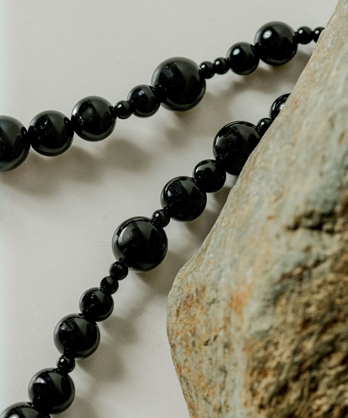 GAGAN オニキス necklace silver925 ネックレス onyx necklace silver – GAGAN