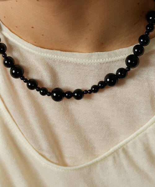 【um】amulet Onyx necklace オニキスネックレス amulet Onxy neclace｜LORO(ロロ)公式通販