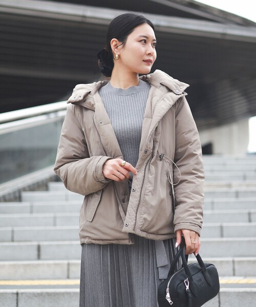 セール】リバーシブル フード付き ダウン ジャケット（ダウン