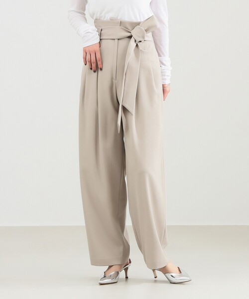 Demi-Luxe BEAMS（デミルクス ビームス）の「【1/15再値下げ】ベルテッド カルゼ パンツ（その他パンツ・レディース・ブラック/ベージュ・36/38）」の11枚目の写真