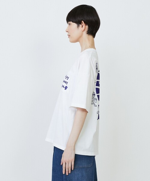 FRAPBOIS(フラボア)の「SPOTハロウィンT(Tシャツ/カットソー・レディース・ホワイト/ブラック・1/2)」の9枚目の写真