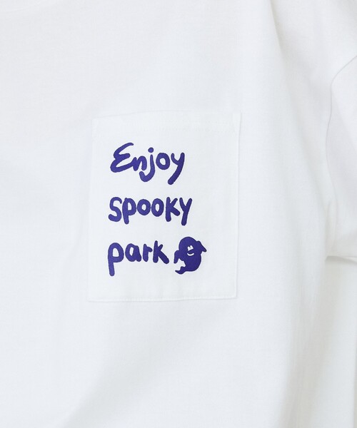 FRAPBOIS(フラボア)の「SPOTハロウィンT(Tシャツ/カットソー・レディース・ホワイト/ブラック・1/2)」の11枚目の写真