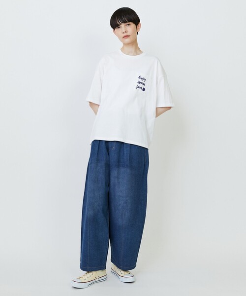 FRAPBOIS(フラボア)の「SPOTハロウィンT(Tシャツ/カットソー・レディース・ホワイト/ブラック・1/2)」の14枚目の写真