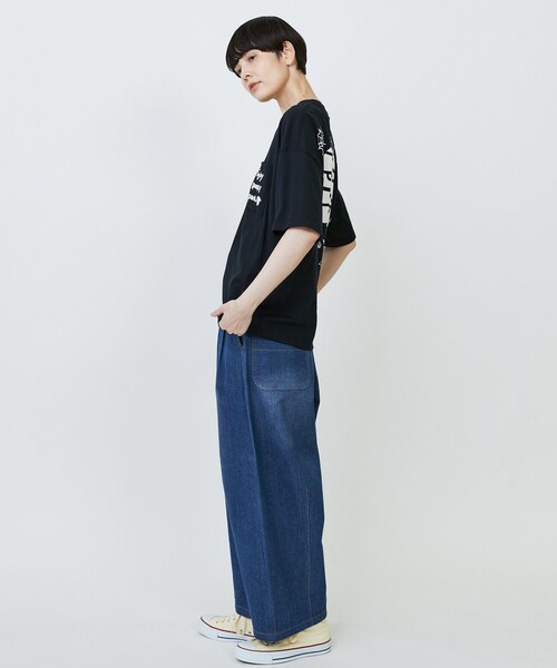 FRAPBOIS(フラボア)の「SPOTハロウィンT(Tシャツ/カットソー・レディース・ホワイト/ブラック・1/2)」の6枚目の写真