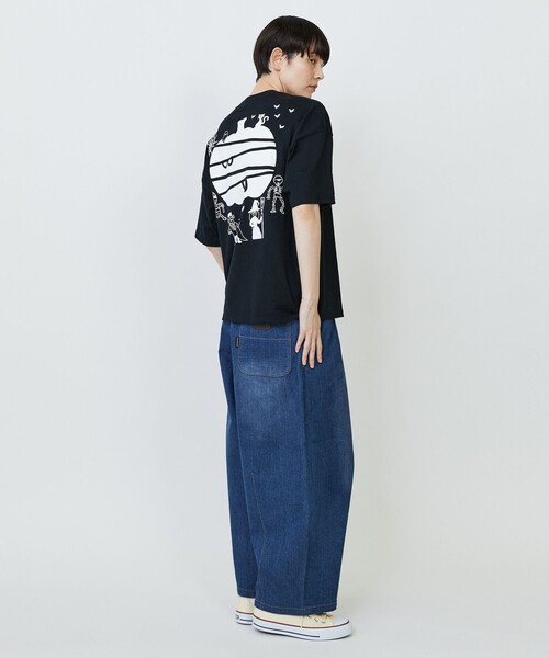 FRAPBOIS(フラボア)の「SPOTハロウィンT(Tシャツ/カットソー・レディース・ホワイト/ブラック・1/2)」の8枚目の写真