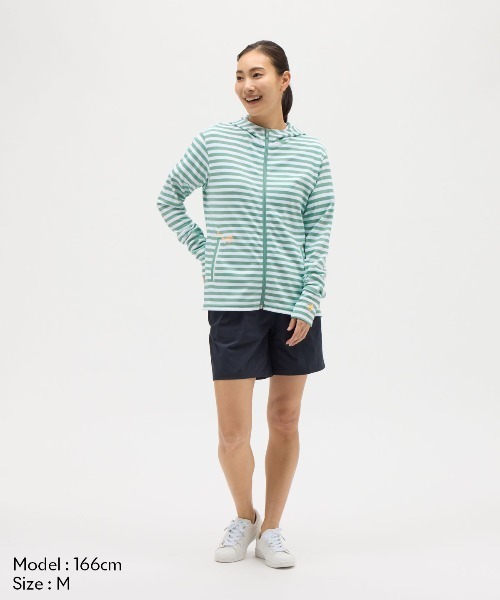 le coq sportif(ルコックスポルティフ)の「【ルコックスポルティフ】水陸両用/撥水/ストレッチUVカットショートパンツ(その他パンツ・レディース・ネイビー・S/M/L/XL)」の5枚目の写真