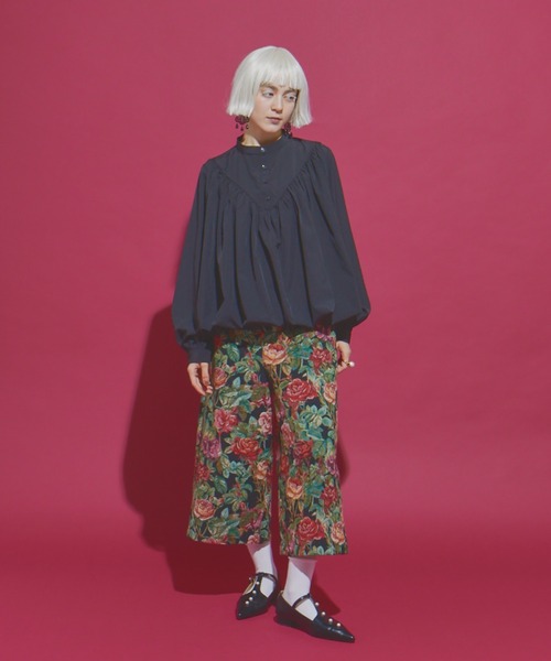 manana suerte（マニャーナスエルテ）の「バルーンブラウス（シャツ/ブラウス・レディース・ブラック/ホワイト・FREE）」の16枚目の写真