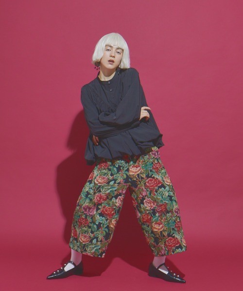 manana suerte（マニャーナスエルテ）の「バルーンブラウス（シャツ/ブラウス・レディース・ブラック/ホワイト・FREE）」の17枚目の写真