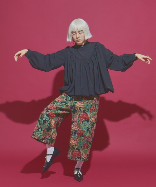 manana suerte（マニャーナスエルテ）の「バルーンブラウス（シャツ/ブラウス・レディース・ブラック/ホワイト・FREE）」の18枚目の写真