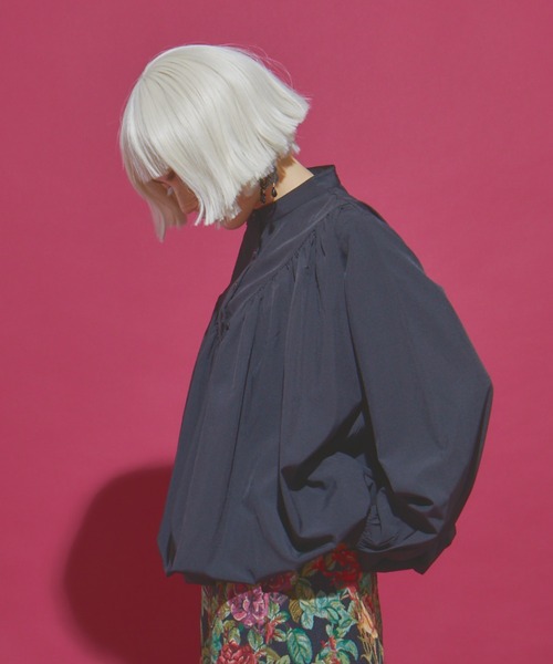 manana suerte（マニャーナスエルテ）の「バルーンブラウス（シャツ/ブラウス・レディース・ブラック/ホワイト・FREE）」の21枚目の写真